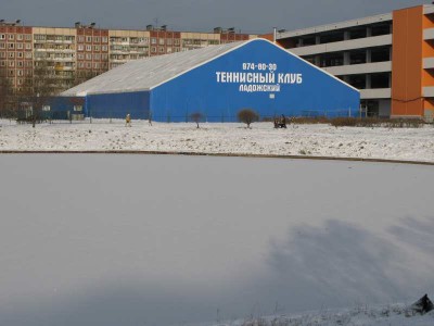 Каркасно-тентовая конструкция Ладожского