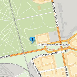 Корты в Удельном парке  на Яндекс.Картах 